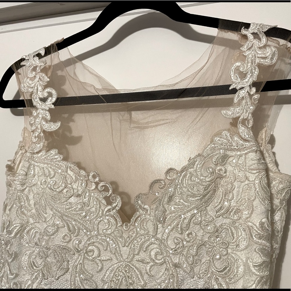 Olvis Olga Yermoloff Lace Mermaid Wedding Gown 4236 - Picture 4 of 16